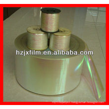 rainbow metallic yarn film